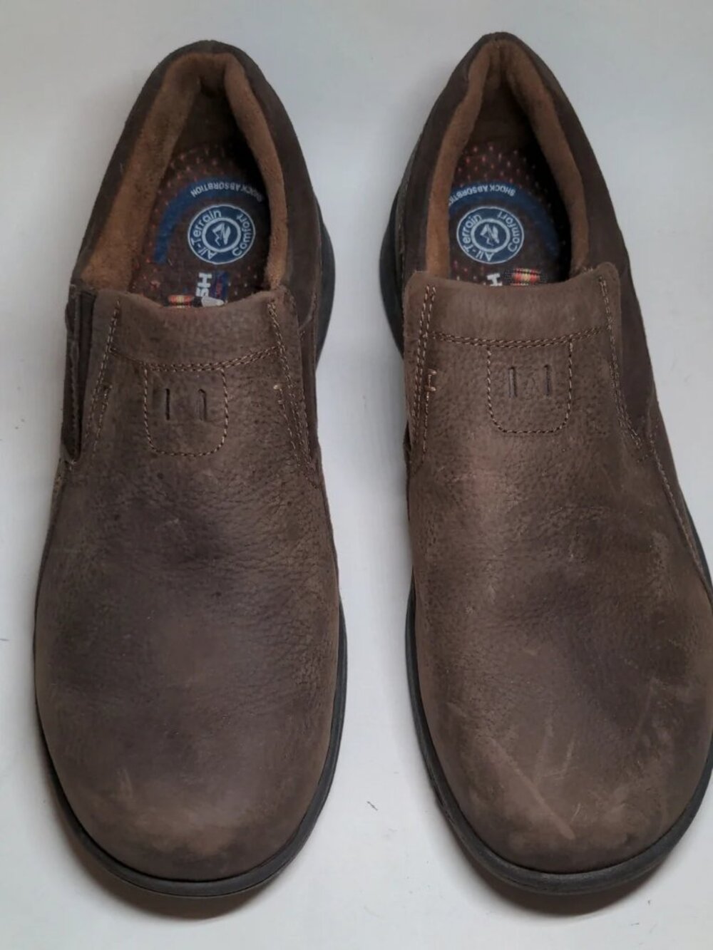 Nunn Bush Men's Brown Slip-On Casual Loafers Shoes Rugged Hiking Size 10 NWT
